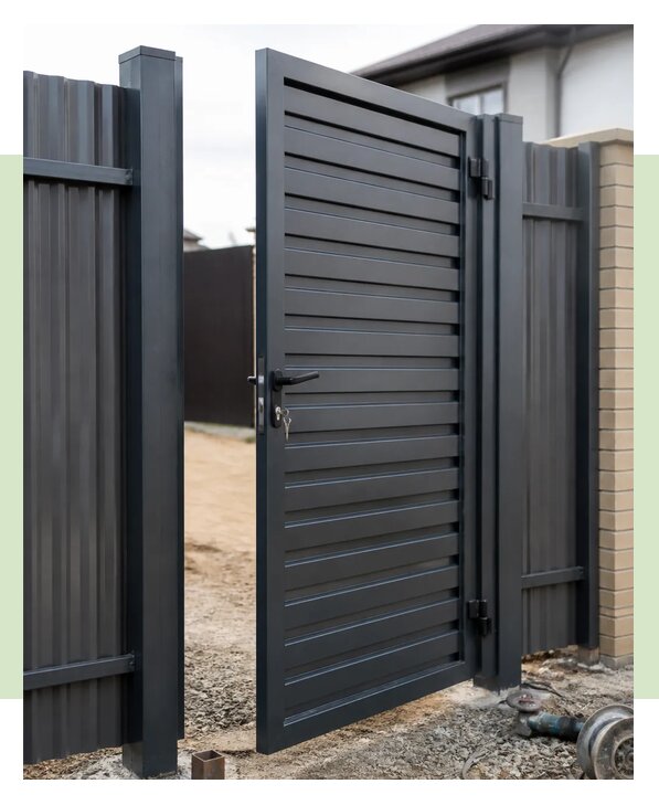 Металлическая калитка под ключ с установкой в Камышине